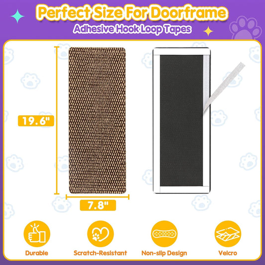 Wall-Mounted Cat Scratcher - Furniture Protector